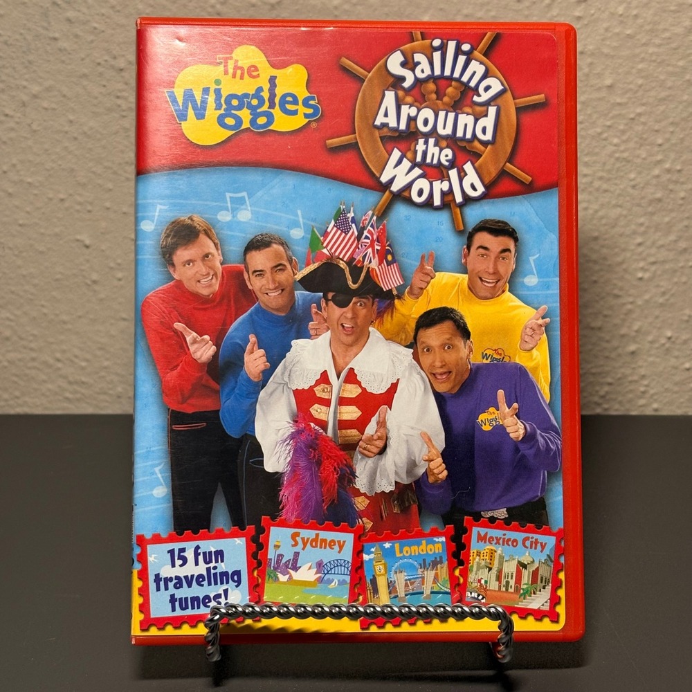 The Wiggles Sailing Around the World DVD Kids Red Excellent Musical Adventure